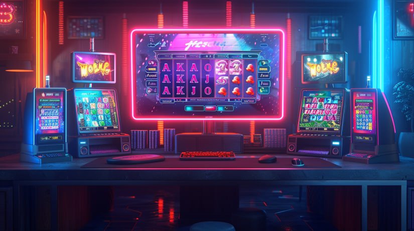 Neon analysis board showing ck77 betting and gaming tip categories